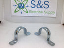 Lot of 2 - Halex 26161 2" 2 Hole EMT Straps