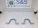 Lot of 2 - Halex 26161 2" 2 Hole EMT Straps