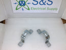 Halex 2" Rigid 2 Hole HW Pipe Straps (New 2 Pack)