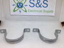 Halex 3" 2 Hole EMT Pipe Straps (New 2 Pack)