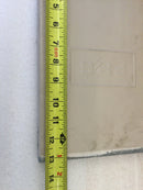 FPE Federal Pacific Nema 3R 104-12 100 Amp 120/240v 1 Phase 3 Wire Enclosed Panelboard Cover 13" x 7.5"