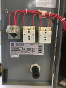 Square D 8538SBG61V02CP51P52X22 3Ph 30A 600VAC Max Non-Fused Type Nema1 AC Combination Motor Starter (New)