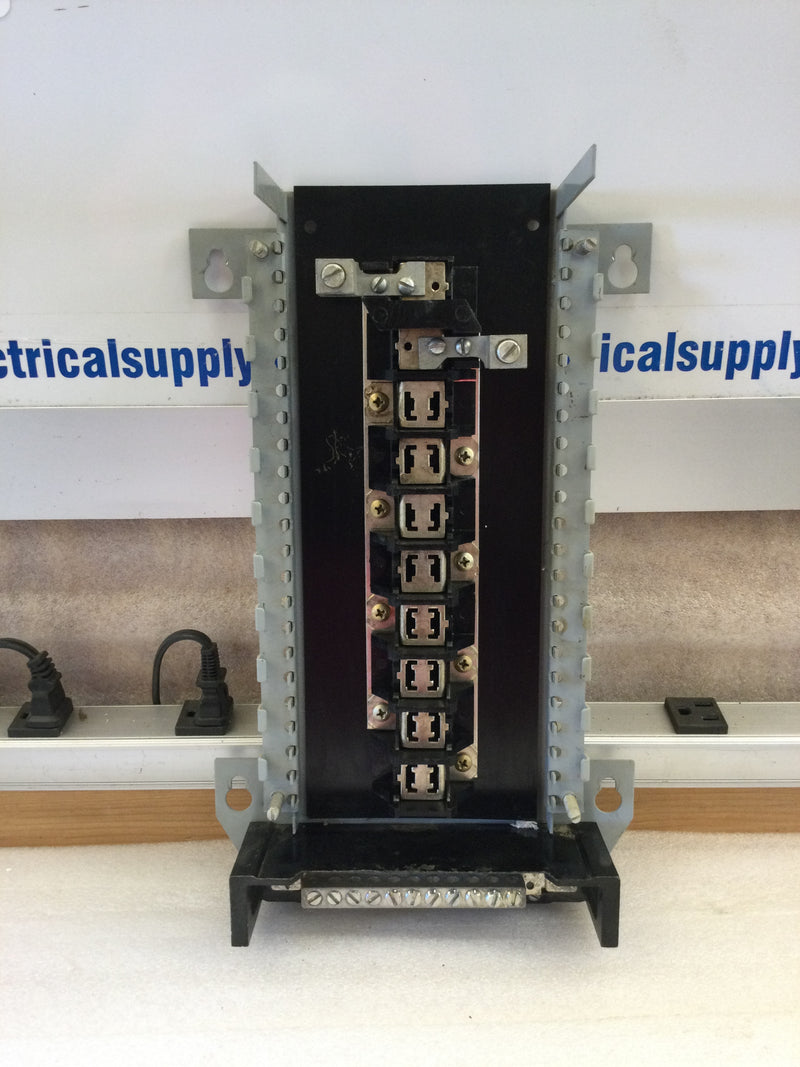FPE LX116-24 125 Amp 8 Space 16 Circuit Panel Guts Only 14.25" x 8.5"