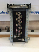 FPE L116 125 Amp 8 Space 16 Circuit w/Ground Bar and Lug Attachment Panel Guts Only 14" x 8.5"