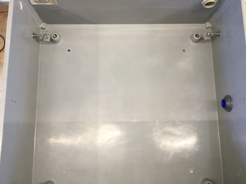 Allied Moulded Products AM-24248 PVC Control Panel Enclosure 24" x 24" x 8" Hinged & Lockable