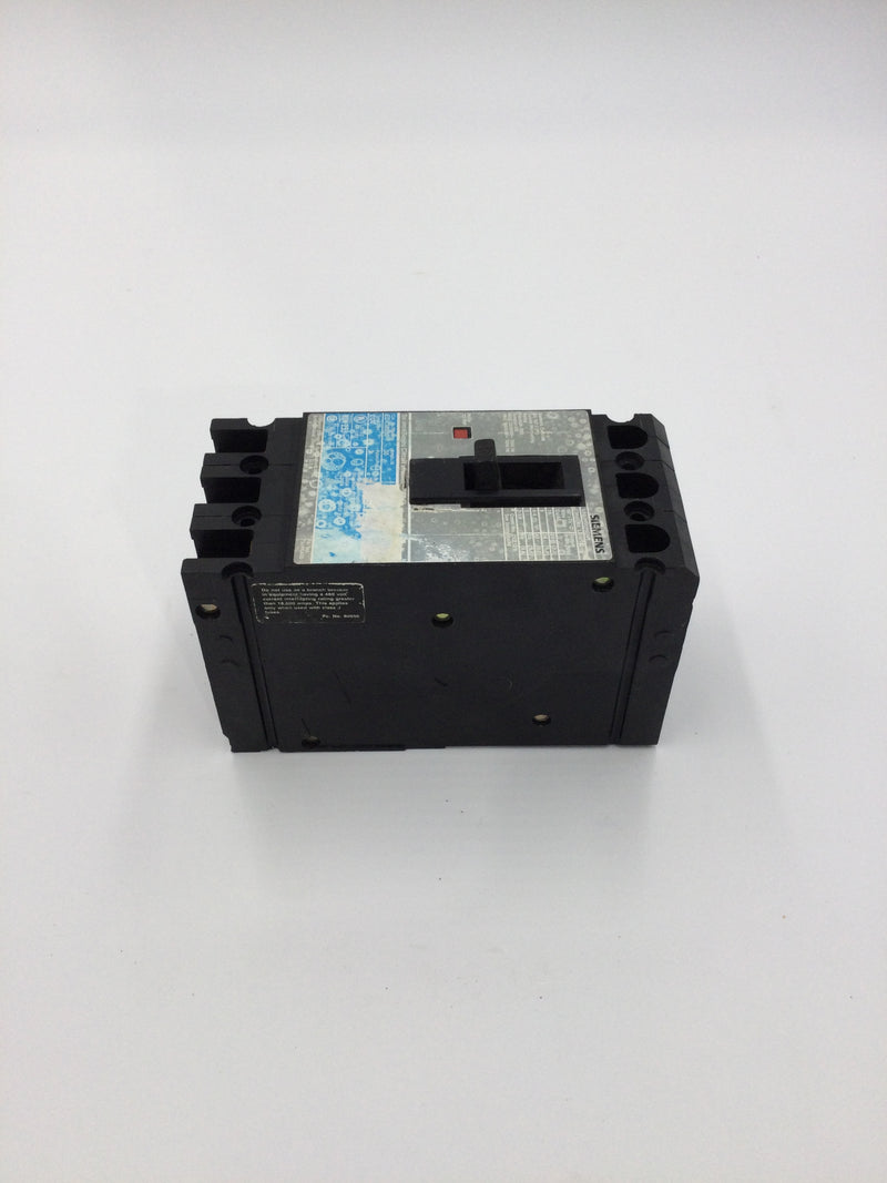 Siemens/ITE ED43B030 3 Pole 30A 480VAC Type ED Circuit Breaker