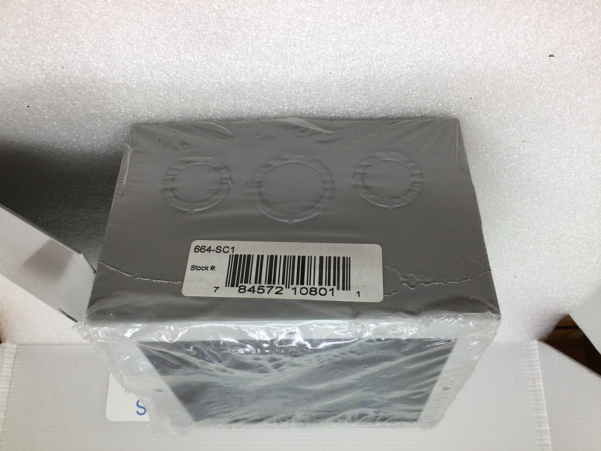 Milbank 664-SC1 Screw Cover Junction Box 6 x 6 x 4