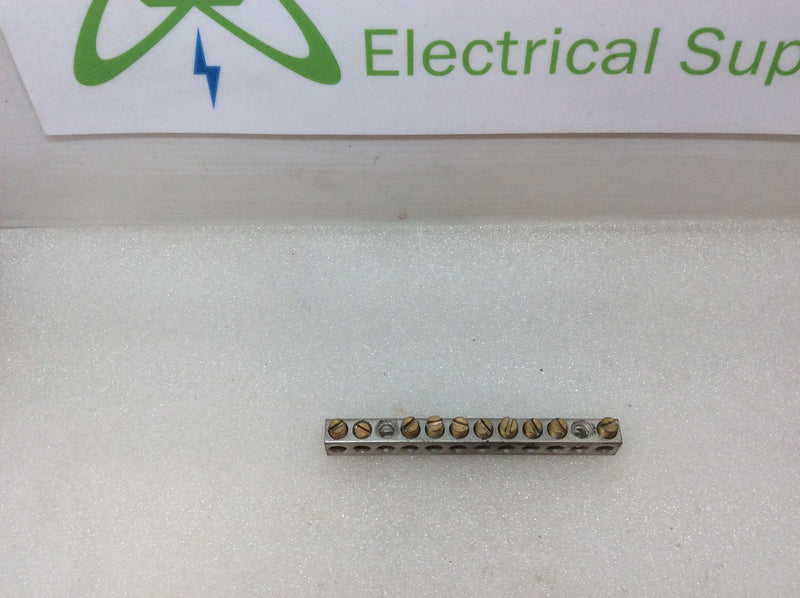 12 Position 4-14 AWG Grounding Bar