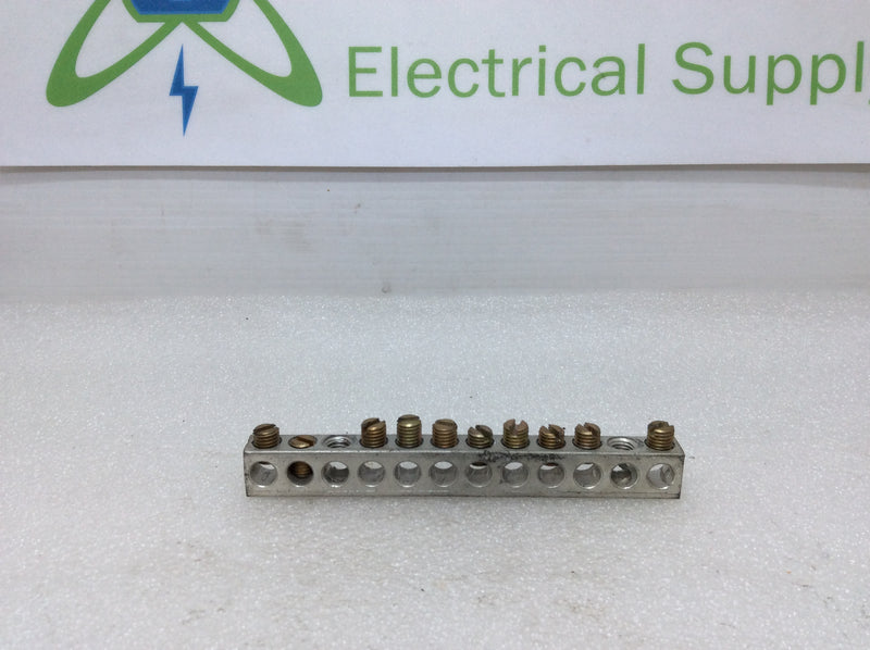 12 Position 4-14 AWG Grounding Bar