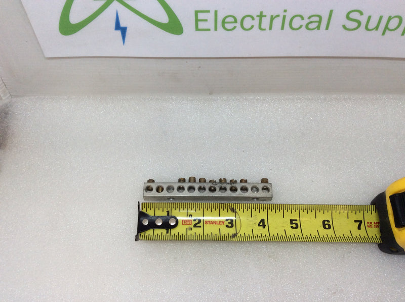 12 Position 4-14 AWG Grounding Bar