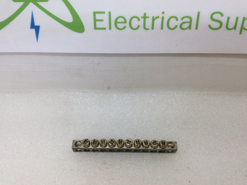 CMC NA-35S 12 Position 4-14 AWG CU9AL Grounding Bar