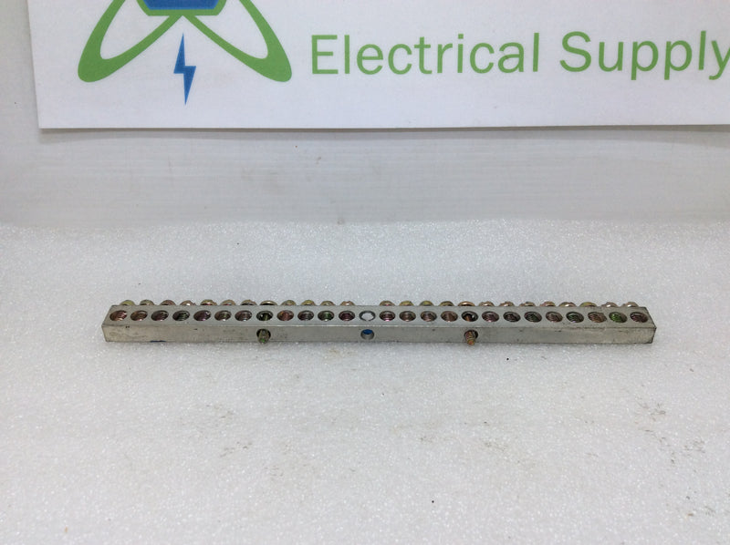 Ilsco NB-19 26 Position 4-14 AL9CU Neutral/Ground Bar