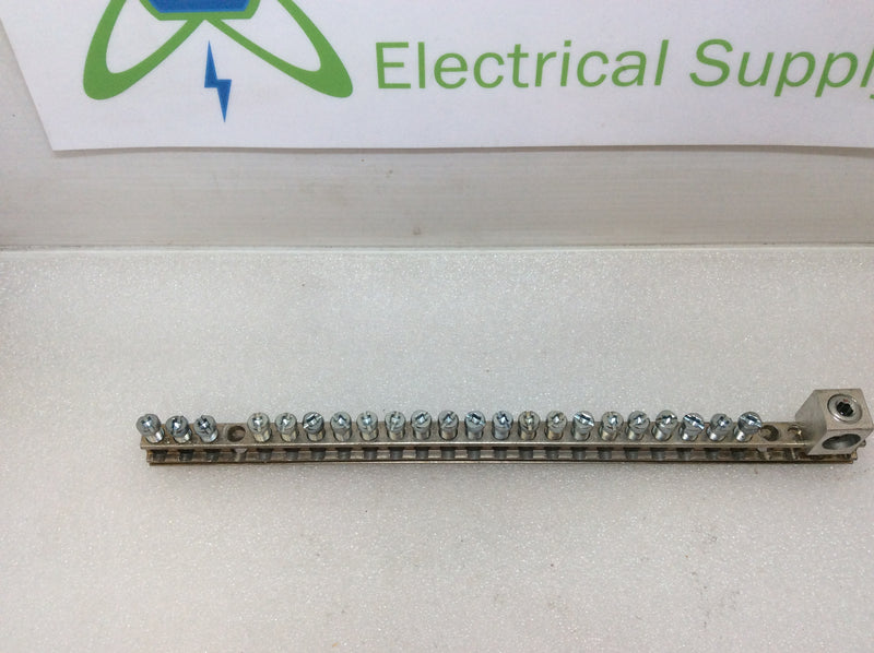 CMC CA-76 27 Position Ground Bar with Add a Lug 2/0-14 CU7AL