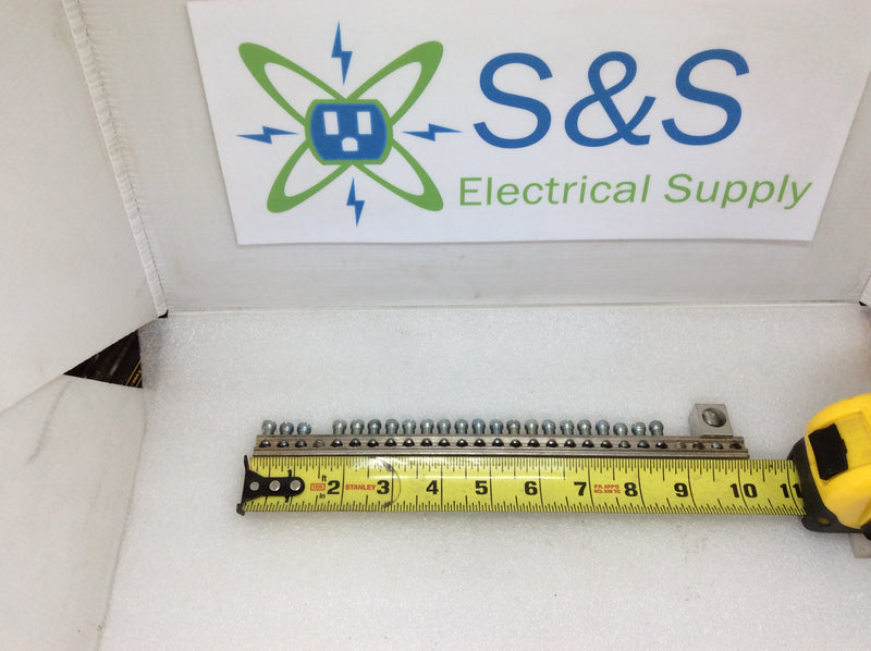 CMC CA-76 27 Position Ground Bar with Add a Lug 2/0-14 CU7AL