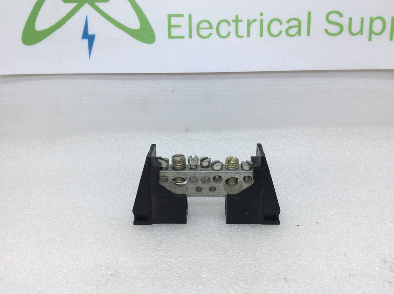 7 Position Ground Bar with Mounting Feet