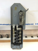 Square D Type QON 8 Space 16 Circuit 200A 120/240V Main Breaker Type QOB Guts Only 21.5" x 6.75"
