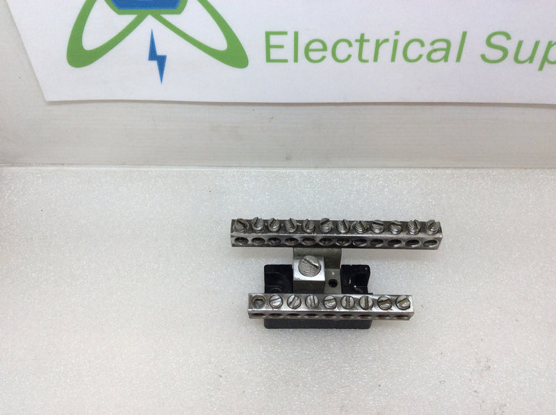 ITE 21 Position 4-14 AWG Double Stacked Isolated/Neutral/Ground Bar