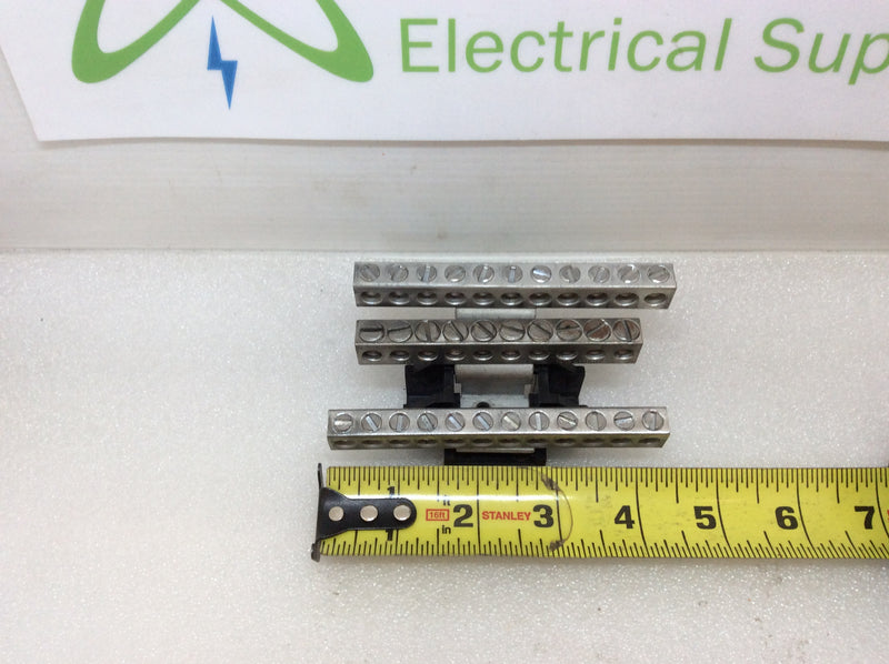 Ilsco N649 NB-7 14-4 AL-CU 3 Tier 33 Position Neutral/Ground Bar Kit