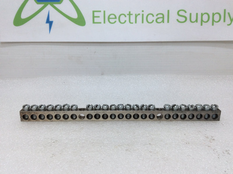 CMC N-35 25 Position 4-14 AWG Ground Bar