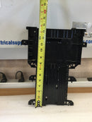 Square D 4 Space 8 Circuit 200A 120/240VAC Type QOC Meter/Main Circuit Breaker Guts Only