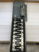 Square D QON30-40MW200 200A 30-40 Circuit Main Breaker Type QOB Guts Only 7" X 25"