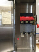 General Electric TH3364SS 200A 600VAC 3Ph Fusible Nema4X Stainless Steel Safety Switch (New)