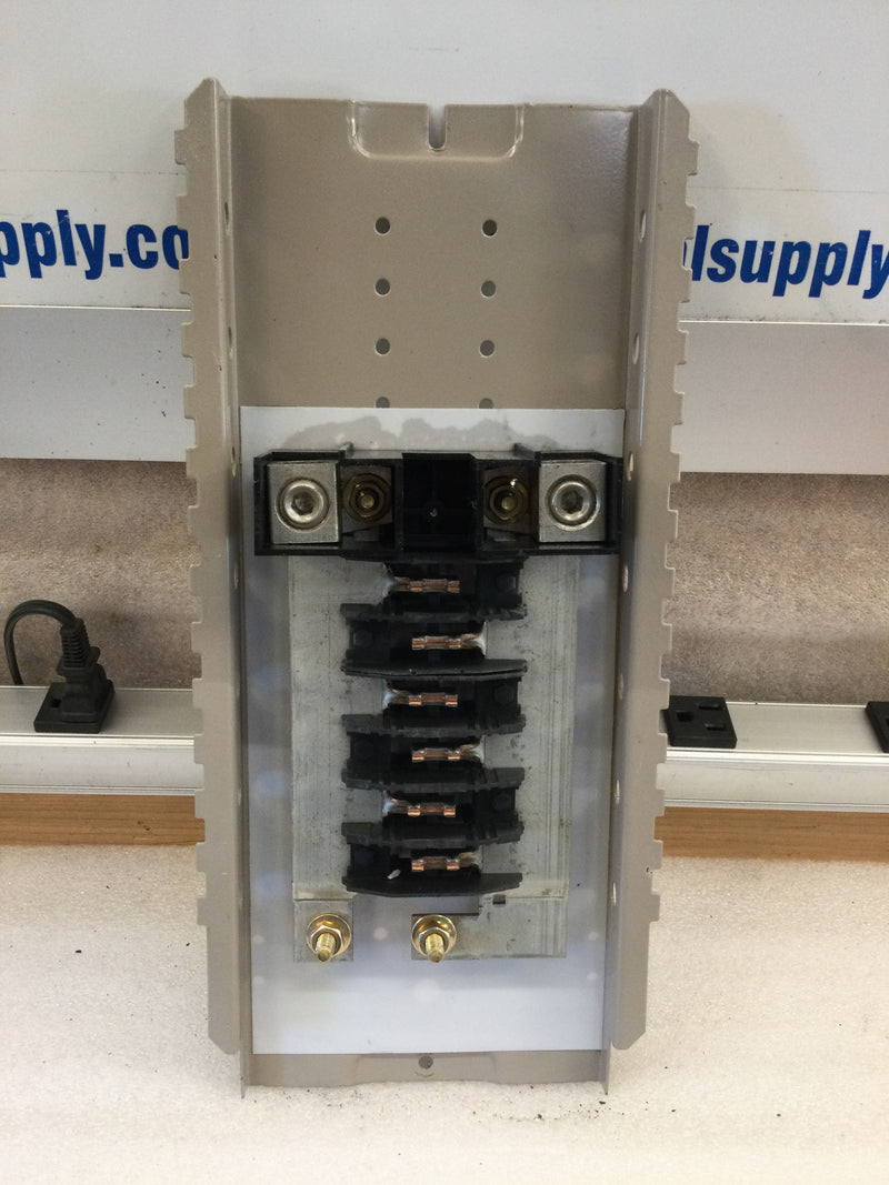 Eaton/Cutler-Hammer 6 Space 12 Circuit Feed Thru Circuit Breaker Interior 200A 120/240VAC Type C-H Guts Only