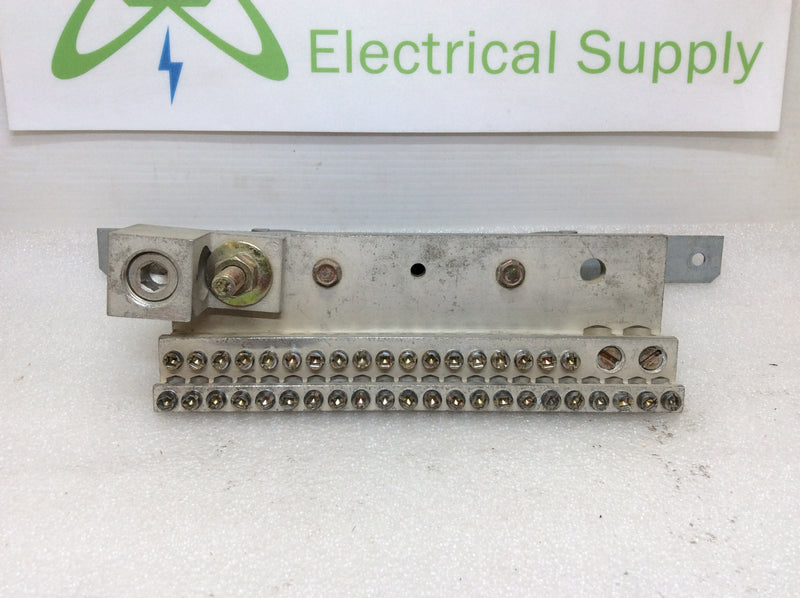 GE General Electric 42 Position Neutral/Ground Bar Kit with Mounting Hardware