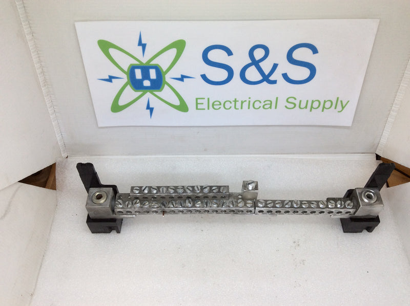 38 Position Neutral/Ground Bar w Lugs and Mounting Brackets