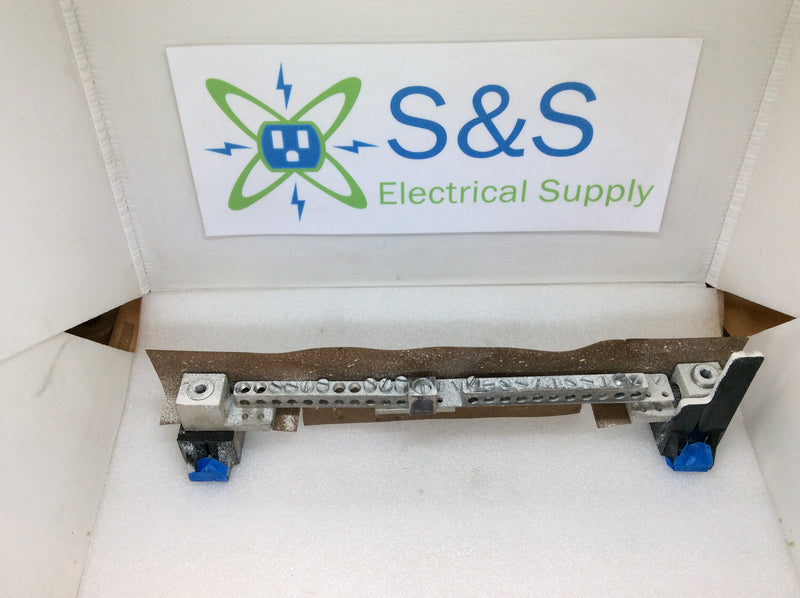 38 Position Neutral/Ground Bar w Lugs and Mounting Brackets