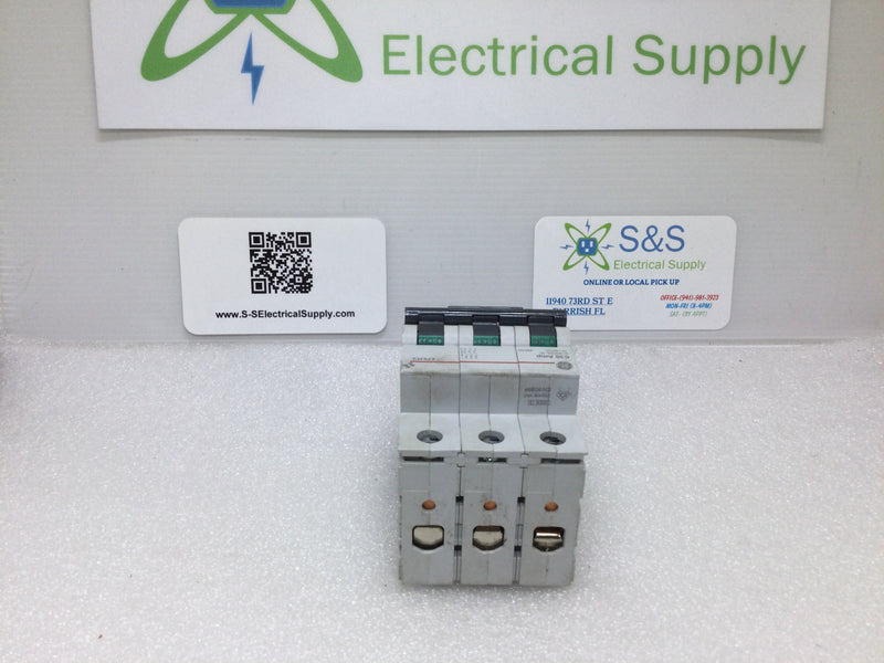 Ge General Electric Ep63 C30 Miniature Circuit Breaker Ls Switch 30a 3 Pole