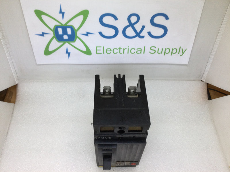 GE General Electric TED124015 2 Pole 15 Amp 480V 250VDC Type TED Circuit Breaker
