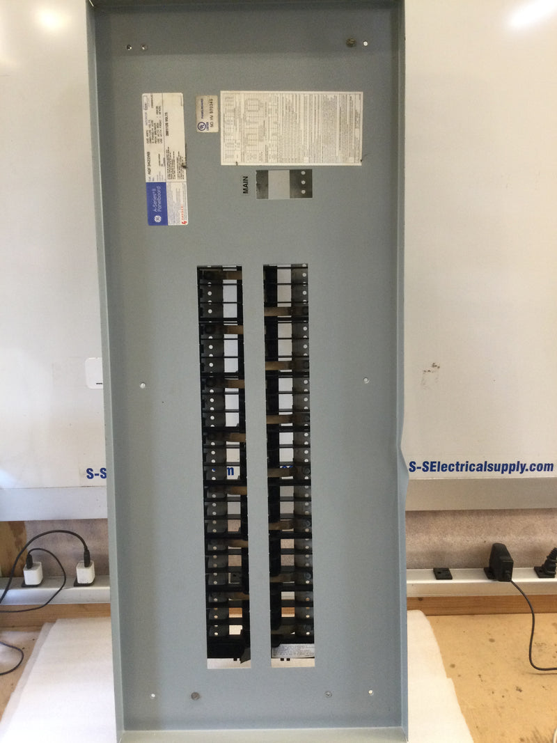 General Electric AQF3422AB 3 Phase 225A 208Y/120V Main Breaker A-Series Panelboard Interior