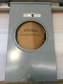 Landis & Gyr/Siemens: 9804-8548, HQ-6T, Single Phase, 30A, 600VAC, 6 Terminal, Nema3R Outdoor Meter Enclosure