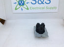P&S 50-Amp 240VAC Industrial Range Receptacle Black 3-Pole 3-Wire 10-50R Flush Mount