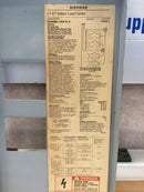 Siemens E0408ML1125F/S 125 Amp, Indoor Type 1, 120/240V, 1 Phase, 3 Wire  Cover Only 12 7/8" x 6 7/8"