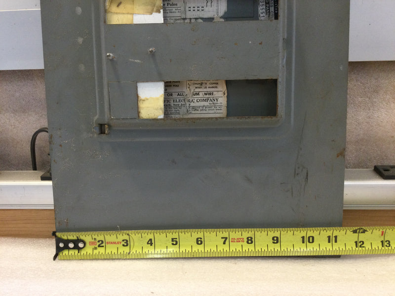 FPE Federal Pacific M108-16-100G Breaker Panel Cover 8-16 Spaces 125 Amp 120-240v