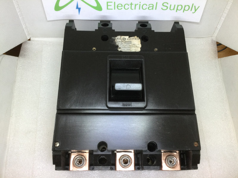 GE/General Electric TJL436300, 300A. 600VAC, 3 Pole, Type TJL Circuit Breaker