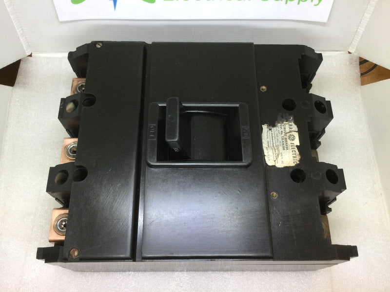 GE/General Electric TJL436300, 300A. 600VAC, 3 Pole, Type TJL Circuit Breaker