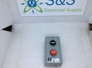 General Electric CR2943NA102A Pushbutton Start/Stop Station 600V Max (New Open Box)