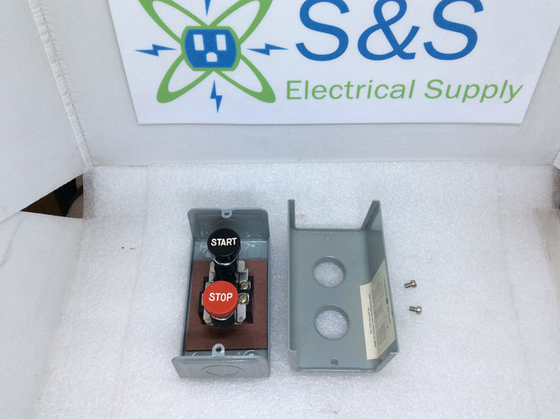 General Electric CR2943NA102A Pushbutton Start/Stop Station 600V Max (New Open Box)