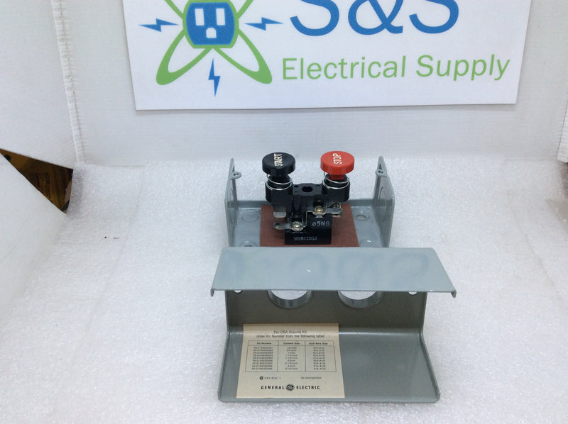 General Electric CR2943NA102A Pushbutton Start/Stop Station 600V Max (New Open Box)