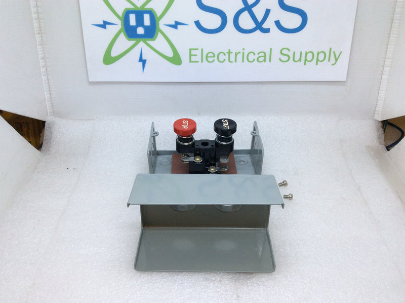 General Electric CR2943NA102A Pushbutton Start/Stop Station 600V Max (New Open Box)