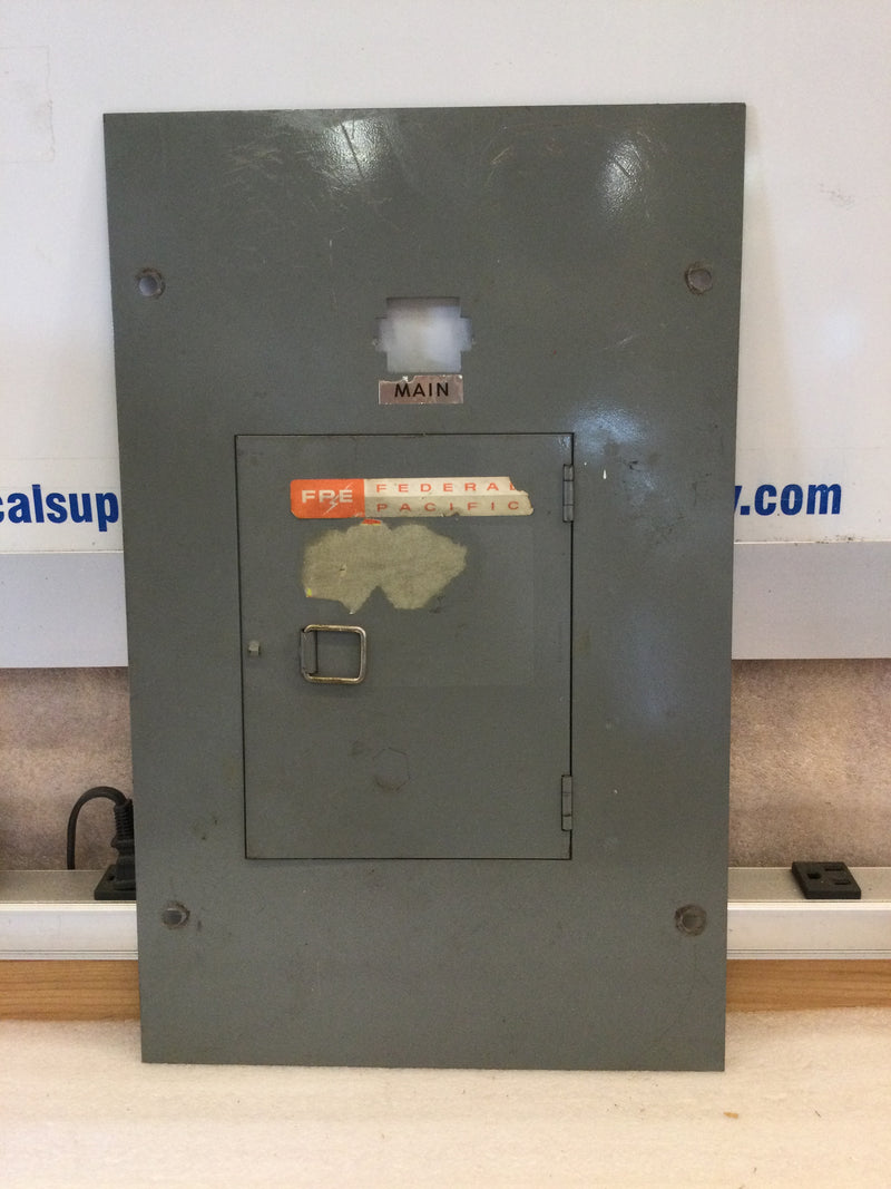 FPE M112-24-200I 200 Amp, 120/240V, 1 Phase, 3 Wire, 24 Space/ Cover and Guts Only