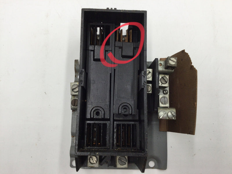 100 Amp 120/240V Fuse Pull Out Assembly