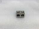 Burndy K2A25U 14-1/0 2 Conductor 1 Hole 1/4" Stud Aluminum Mechanical Lug