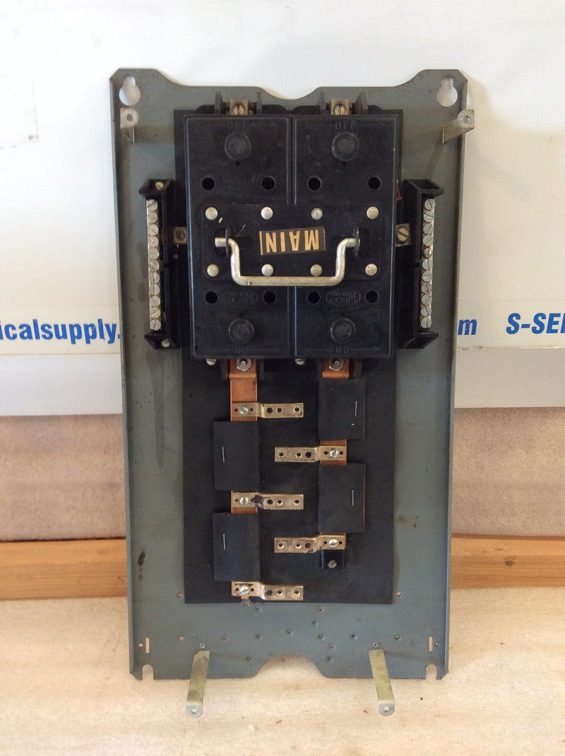 ITE Walker/Weco P1002A 100A 240VAC Single Phase 7 1/2Hp 10 Circuit Fuse Panel Interior