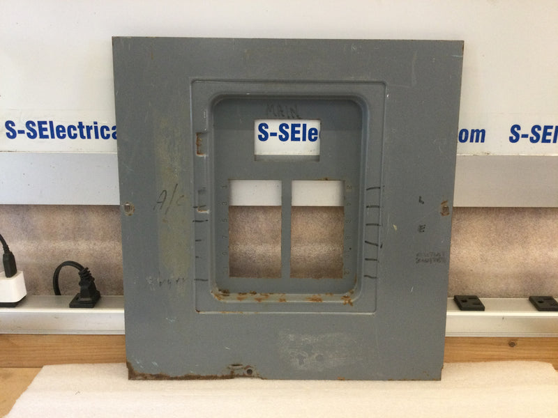 12 Space 120/240V Dead Front Only w/Main 14 3/4" x 14"