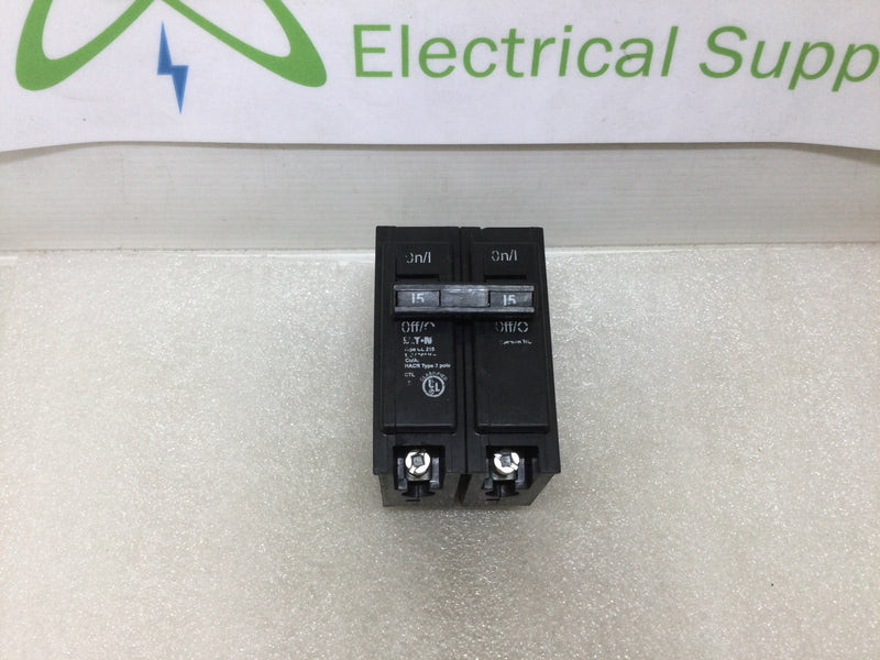 Eaton/Cutler Hammer CL215 15 Amp 2 Pole 120/240V Circuit Breaker