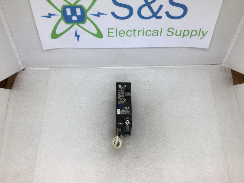 GE/General Electric THQL1115AF, 15A, Single Pole, 120VAC, Type THQL, AFCI Protected Circuit Breaker